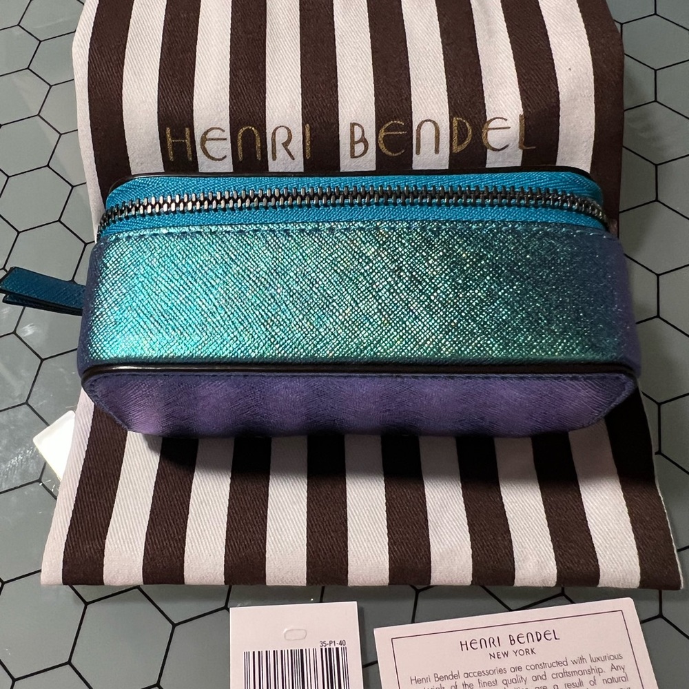Henri Bendel NWT W57th Galactic Petrol Lipstick Case - Picture 5 of 7